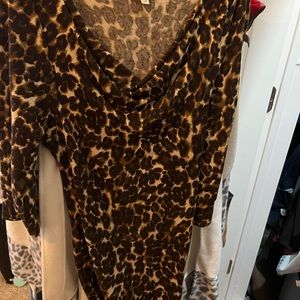 Leopard short dress